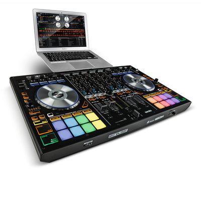Reloop Mixon 4 - 4-Channel High Performance Hybrid DJ Controller For Serato DJ & Algoriddim
