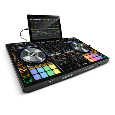 Reloop Mixon 4 - 4-Channel High Performance Hybrid DJ Controller For Serato DJ & Algoriddim