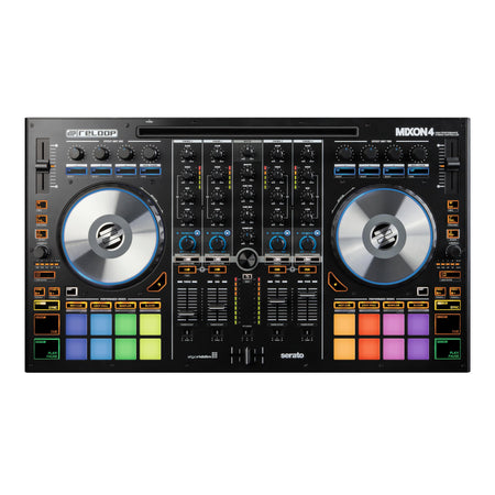 Reloop Mixon 4 4-Channel Hybrid DJ Controller for Serato & Djay 