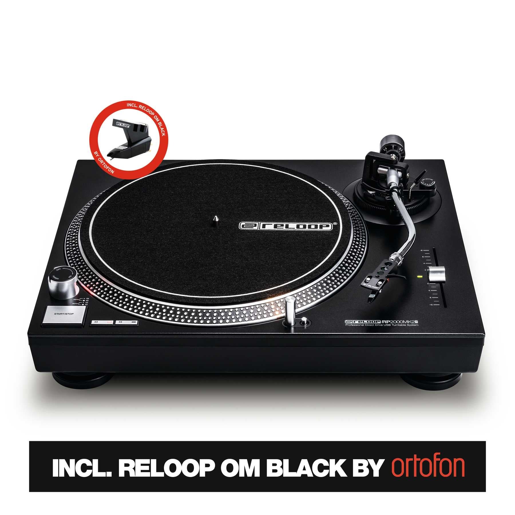 Reloop RP-2000MK2 USB - Professional Direct Drive USB Turntable System