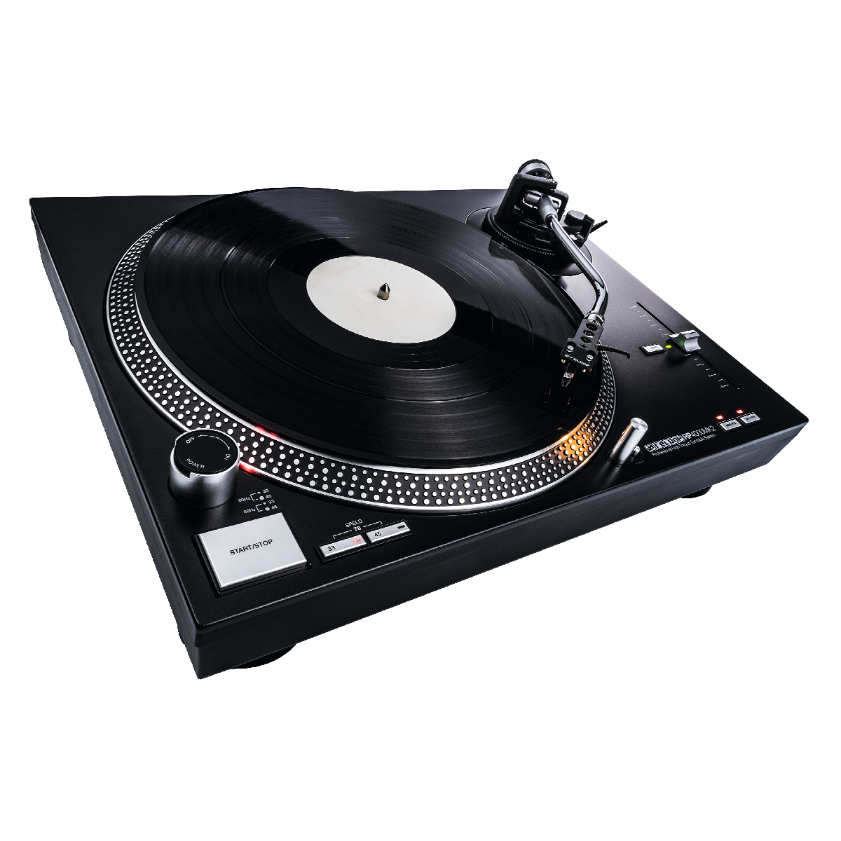Reloop RP-4000 MK2 - Quartz-Driven DJ Turntable with High-Torque Direct Drive