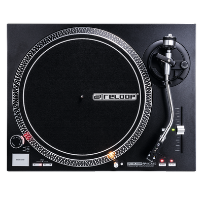 Reloop RP-4000 MK2 - Quartz-Driven DJ Turntable with High-Torque Direct Drive