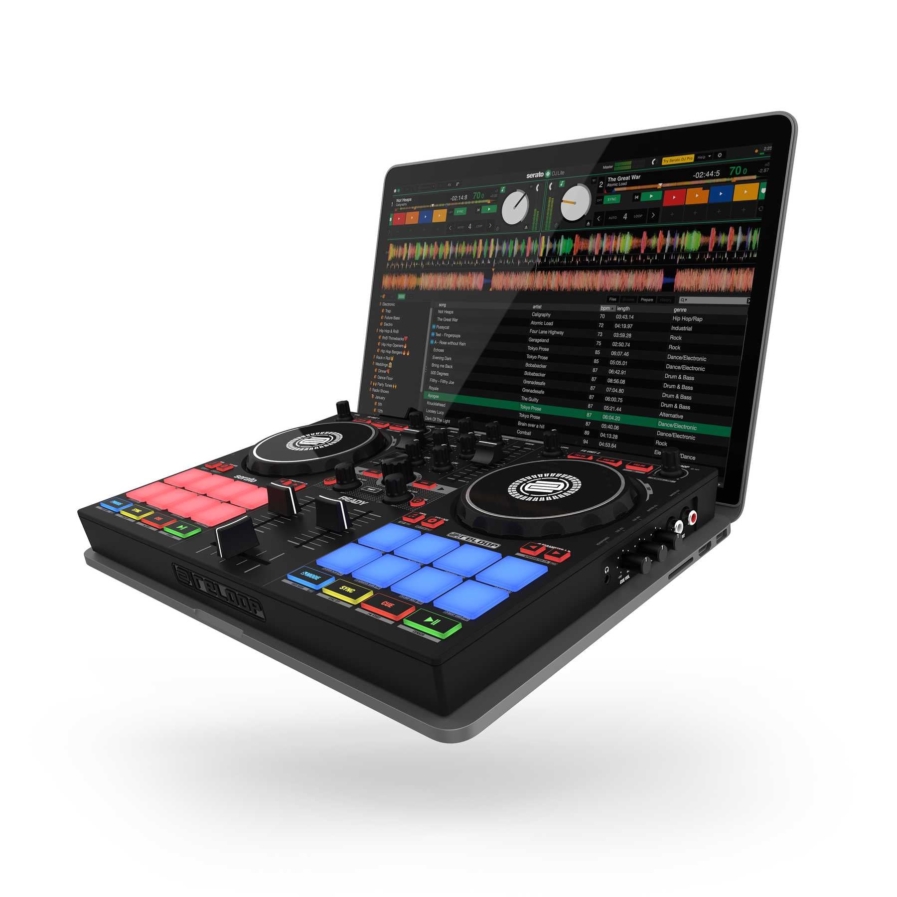 Reloop Ready Ultra-Portable 13-Inch Serato Performance Controller