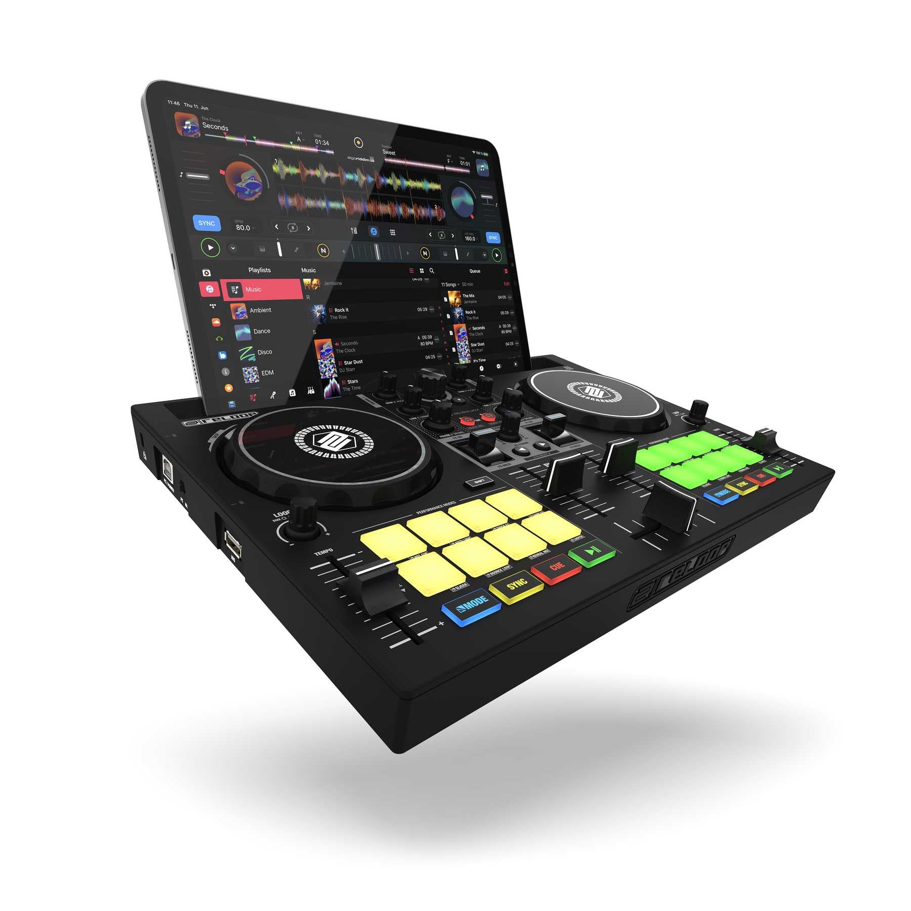 DJ機材 Buddy Reloop Reloop Buddy Compact 2-Deck djay Controller | The DJ Hookup