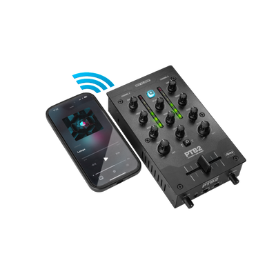 Reloop PTB2 - Portable 2+1-Channel DJ Mixer with DVS & Bluetooth Interface