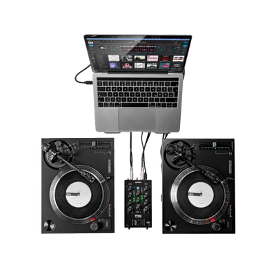 Reloop PTB2 - Portable 2+1-Channel DJ Mixer with DVS & Bluetooth Interface