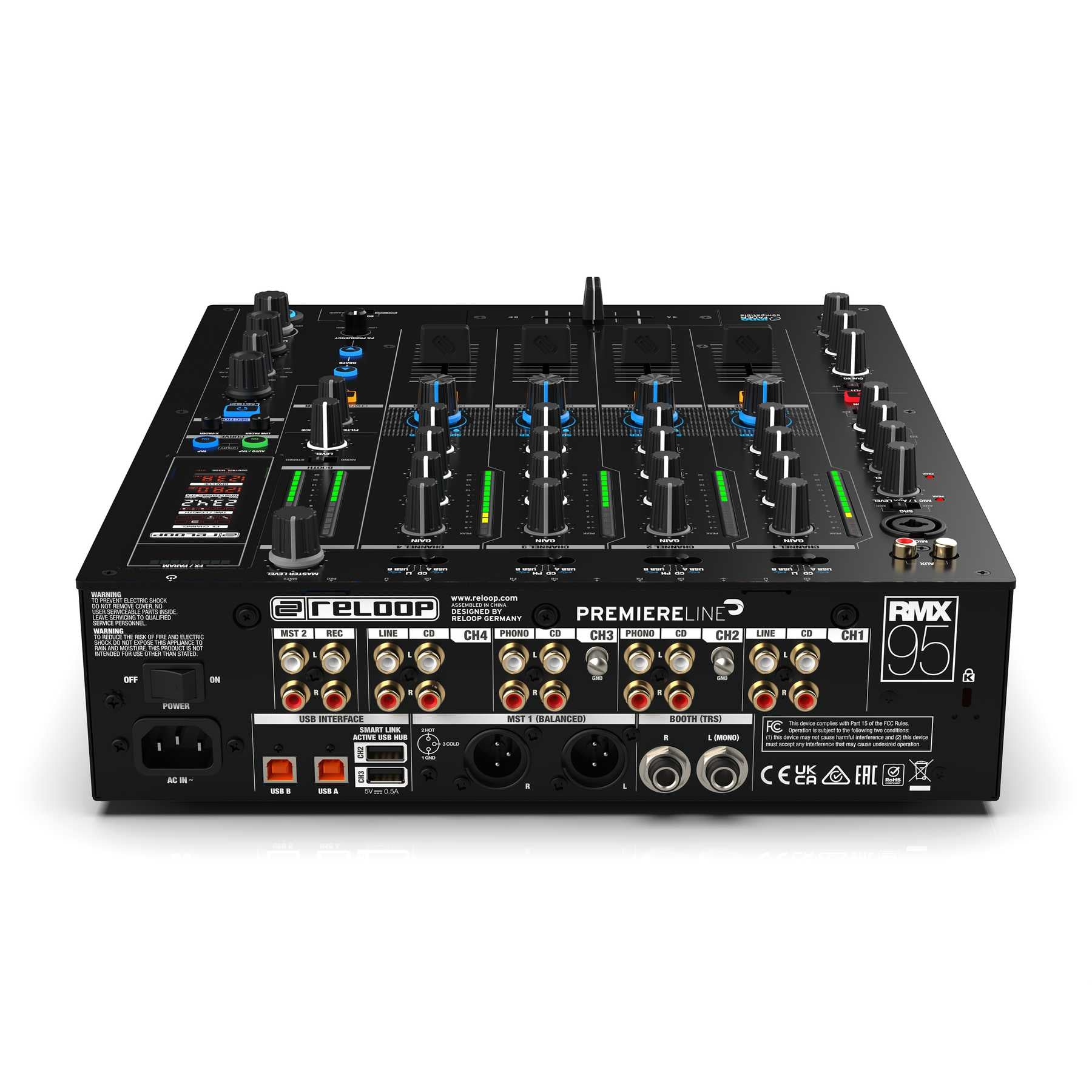 Reloop RMX-95 - Digital Club Mixer with 24-bit Dual Interface