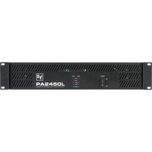 Electro-Voice PA2450L - Dual Channel Class AB Power Amplifier, 2x450W at 4 Ohms