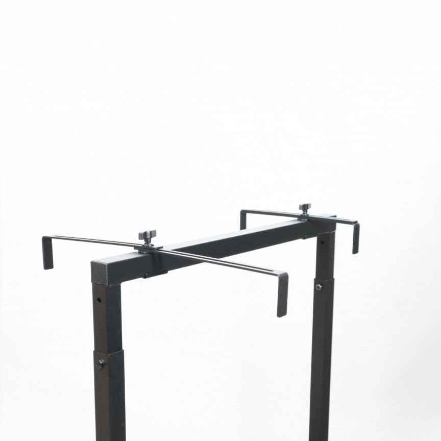 ProX Universal Portable Rolling stage dolly cart for 4X4 and 4X8 Ft. Stage Platforms - Supports 6 to 8 Units