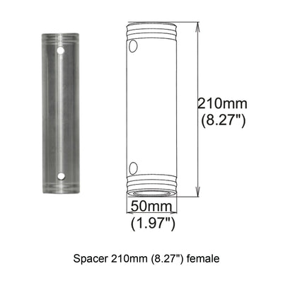 ProX Spacer 210mm Female Coupler