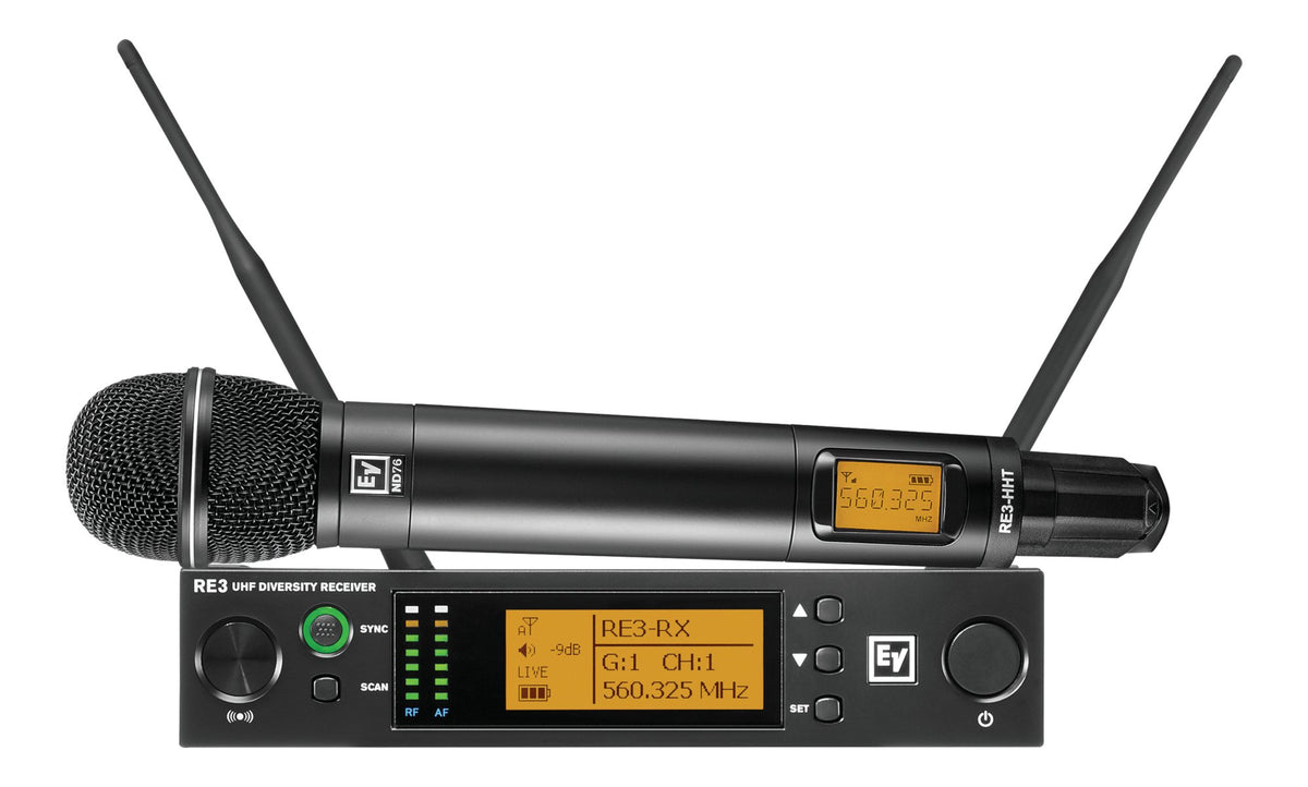 Electro-Voice RE3-ND76 - UHF Wireless System with ND76 Microphone