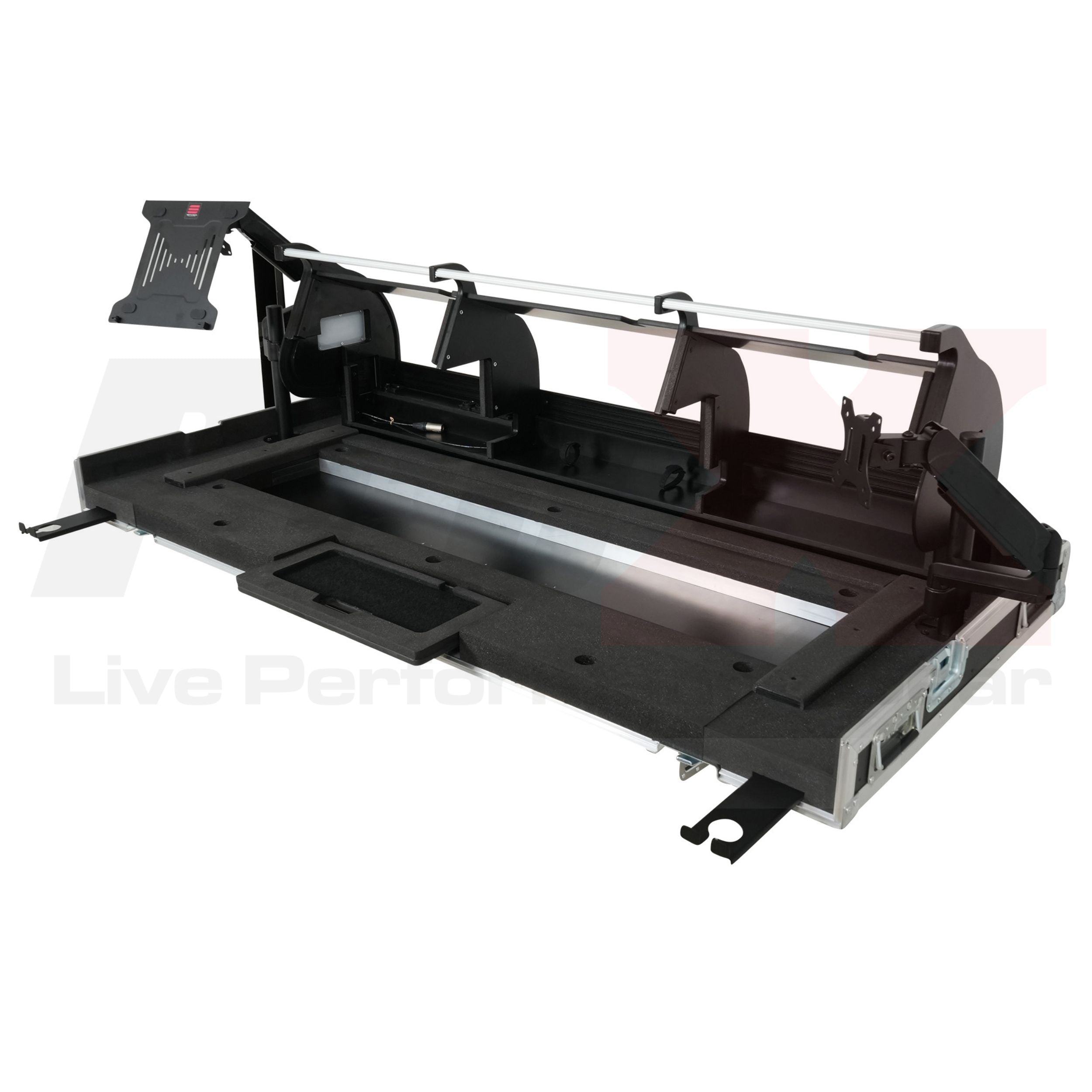 ProX Flight case for Yamaha Rivage PM5 CS-R5 Audio Console Mixer with Doghouse and Wheels by Santosom