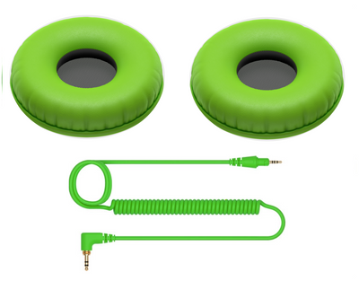 Pioneer DJ HC-CP08-G - Headphone Accessories Kit (Green)