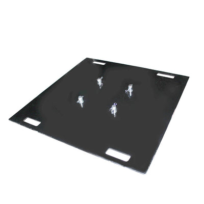ProX 36'' Steel 10mm Truss Base Plate for F34 F32 F31 Conical Square Truss with Connectors - Black Finish