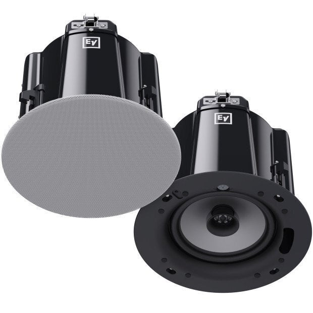 Electro-Voice EVID-C8.2-G2 - 8" 2-Way Coaxial Ceiling Speaker w/ Multi-Tap 70/100V Transformer.