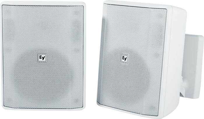 Electro-Voice EVID-S4.2TW - Speaker 4” Cabinet 70/100v Ip54. Pair Only, White