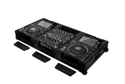 Odyssey 810158 -  Industrial Board Case Fitting Most 12″ DJ Mixers and Two Pioneer CDJ-3000