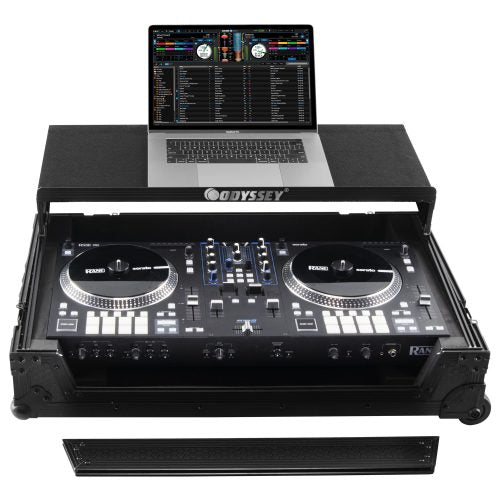 Odyssey 810257 - Custom Fit for Rane ONE Industrial Board Glide Style Case with Wheels