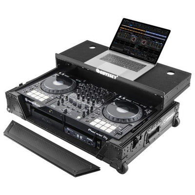 Odyssey 810271 - Custom Fit for Pioneer DDJ-1000 Industrial Board Glide Style 1U Case with Wheels