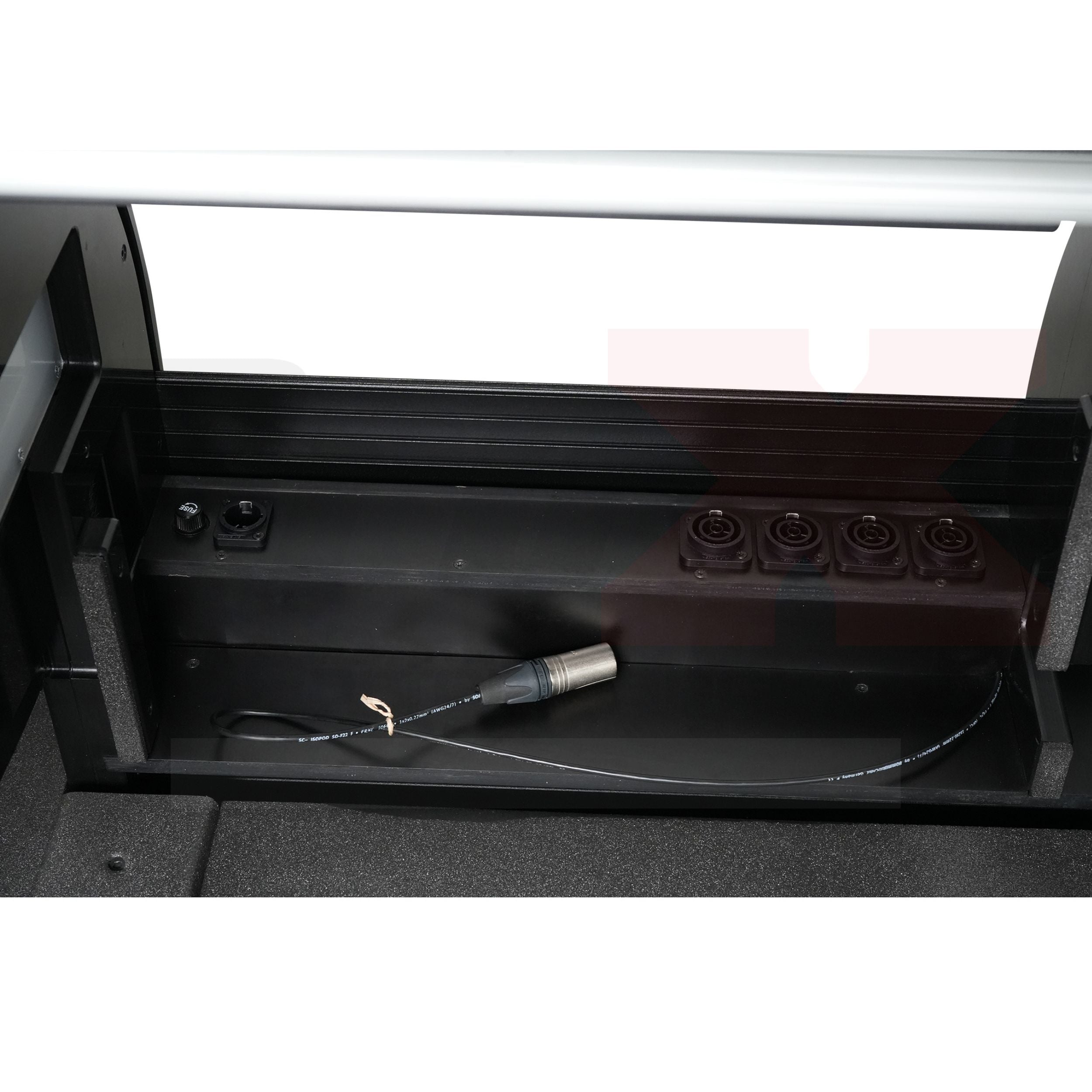 ProX Flight case for Yamaha Rivage PM5 CS-R5 Audio Console Mixer with Doghouse and Wheels by Santosom