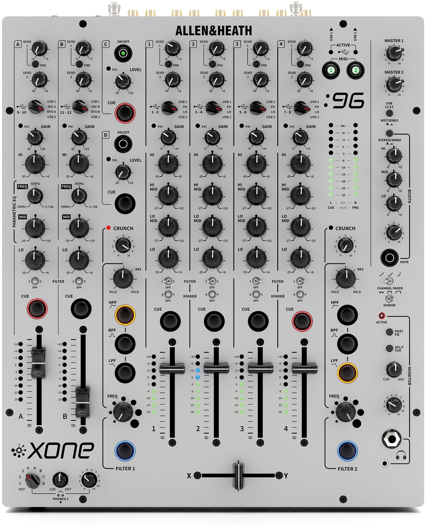 Allen & Heath XONE:96 - 6+2 Channel Professional Club Mixer