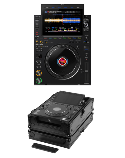 AlphaTheta CDJ-3000X + Odyssey RC-CDJ3000XBL Case Bundle