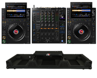 AlphaTheta CDJ-3000X + Pioneer DJ DJM-A9 + ProX XS-CDM3KV10A9 WLTBL Coffin Bundle