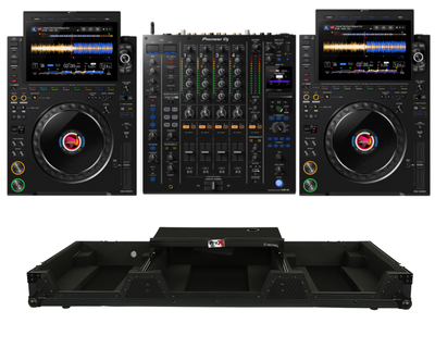 AlphaTheta CDJ-3000X + Pioneer DJ DJM-A9 + ProX XS-CDM3KV10A9 WLTBL Coffin Bundle