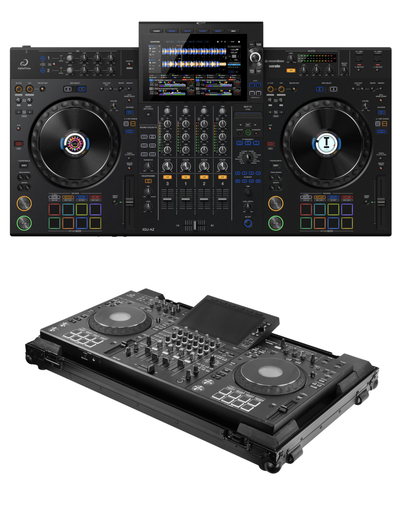 AlphaTheta XDJ-AZ + Odyssey FZXDJAZWBL Flight Case Bundle