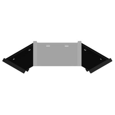 ProX BLACK B3 PLUS Extension Pack for Humpter B3 DJ Workstation - Left and Right Add-Ons Only