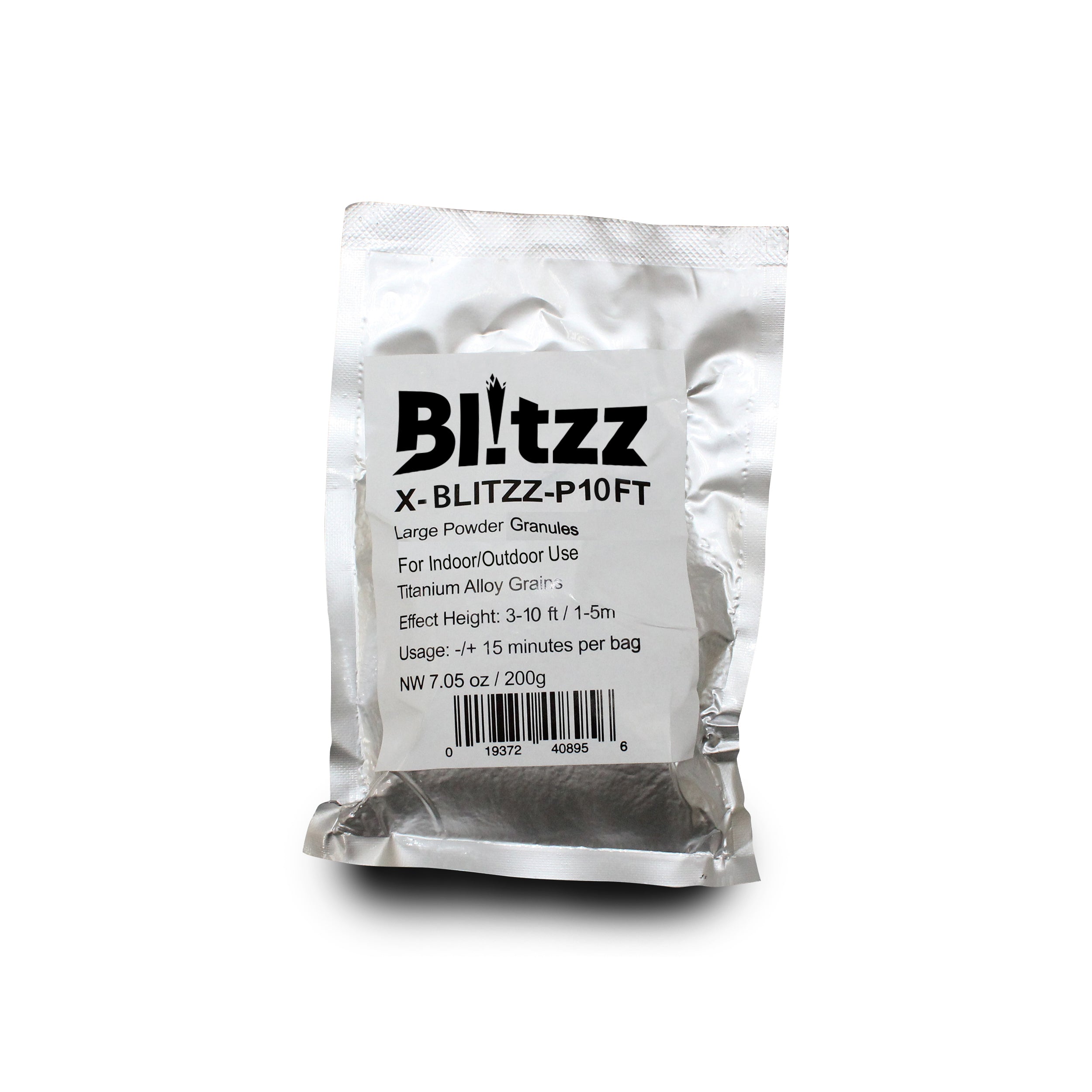 ProX Blitzz Large Powder Cold Spark Effect Granules for Indoor or Outdoor Use Titanium Alloy Grains Effect Height: 3-10ft 1-3m