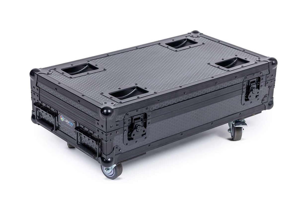 Colorkey MobilePar Mini HEX 4 MKII Charging Road Case - Holds and Charges 8