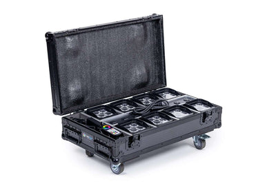 Colorkey MobilePar Mini HEX 4 MKII Charging Road Case - Holds and Charges 8