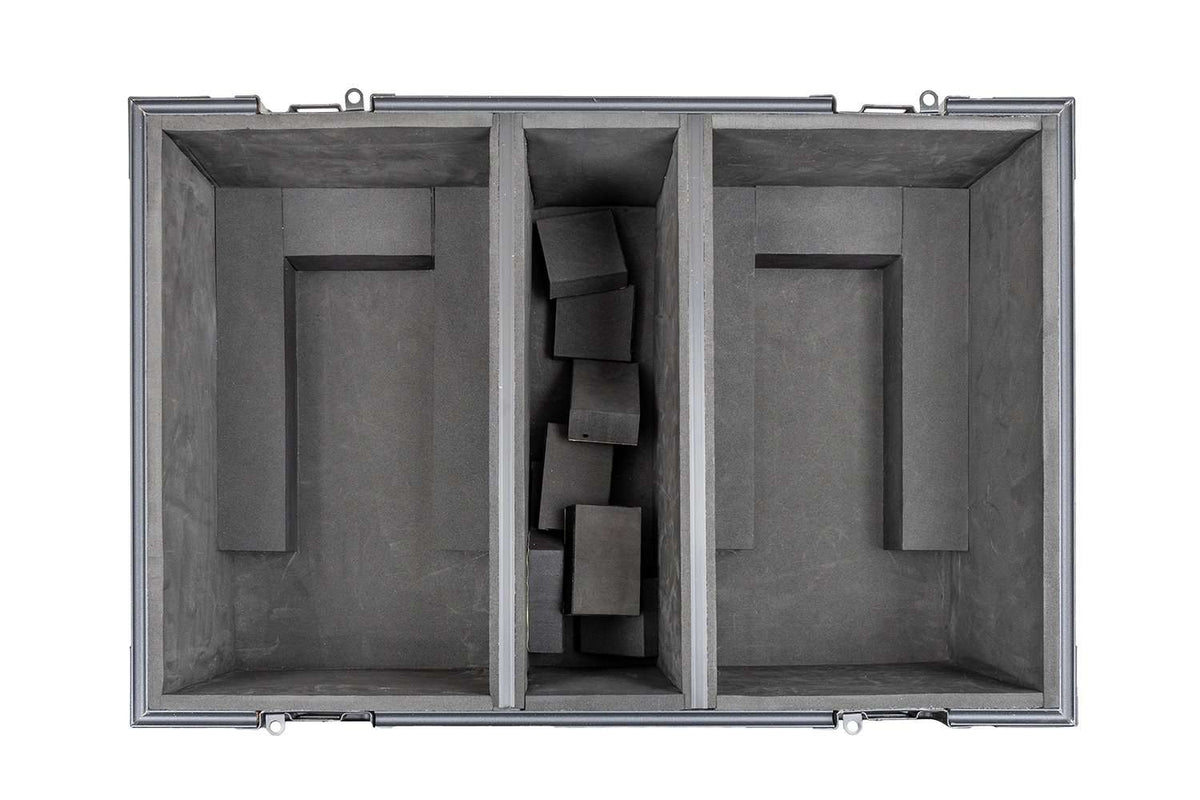 Colorkey Mover Spot 150 Flight Case Trolley - 2-Fixture Road Case, All Black