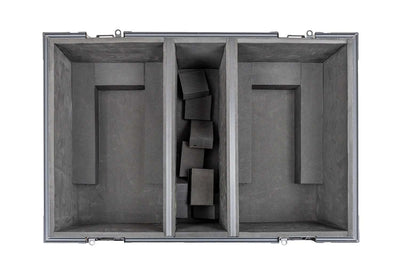Colorkey Mover Spot 150 Flight Case Trolley - 2-Fixture Road Case, All Black