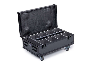 Colorkey MobilePar Pro HEX 6 Charging Road Case - Holds and Charges 8