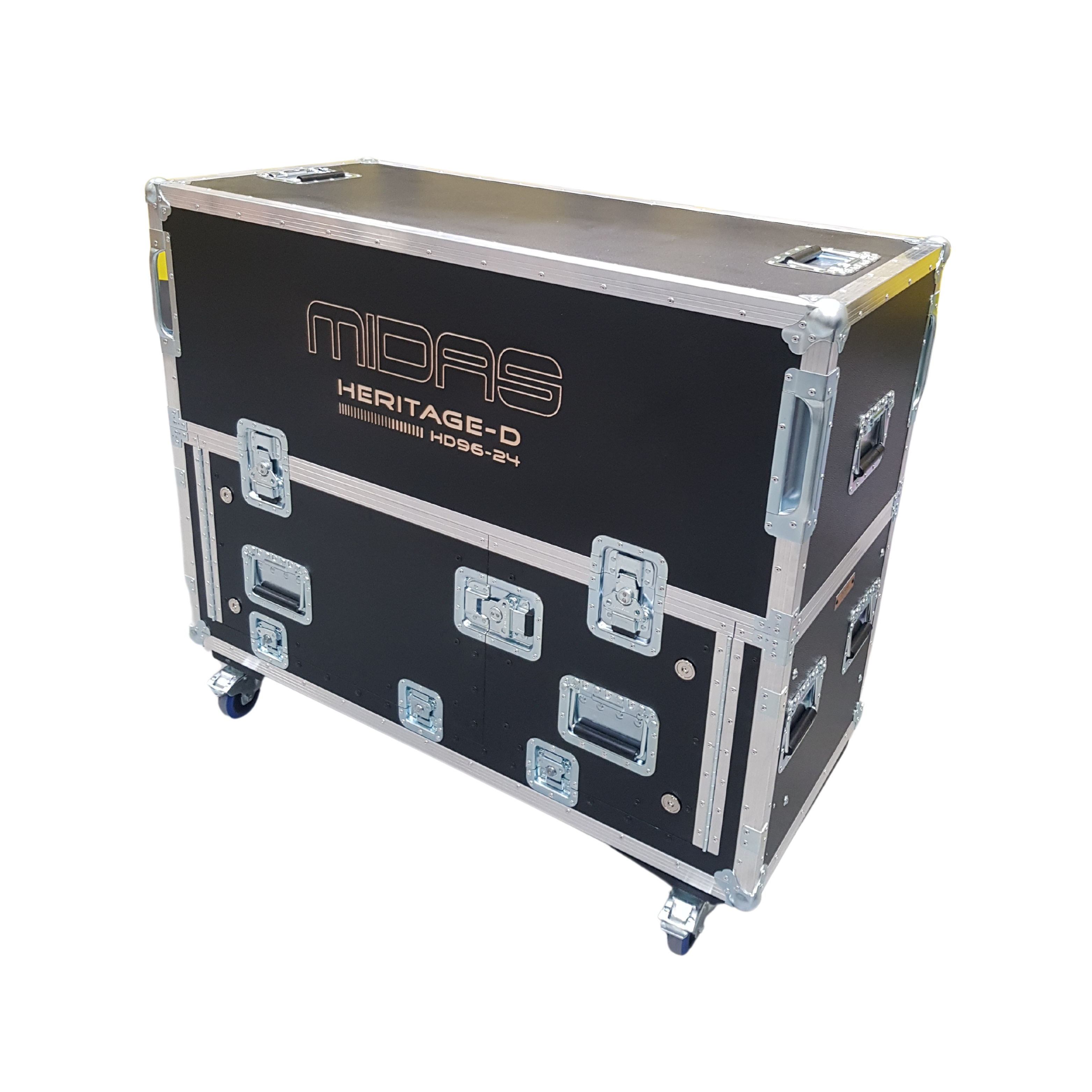 ProX MIDAS Heritage D Flip-Ready Hydraulic Console Easy Retracting Lifting 2U Rack Space Detachable Case by ZCASE HD96-24