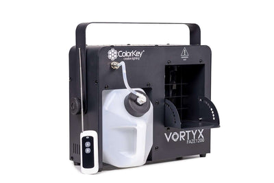 Colorkey Vortyx Faze 1200 - 1200W Faze Machine with DMX and RF Remote