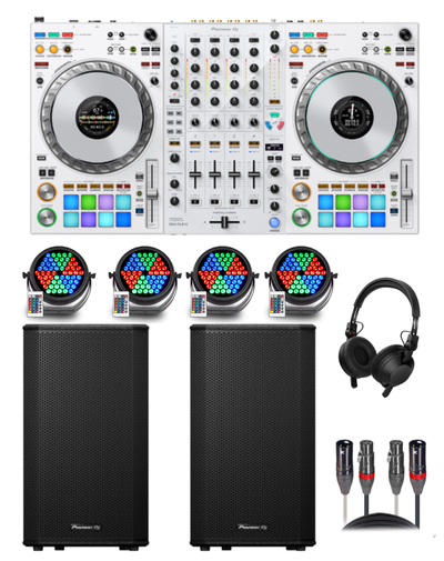 Pioneer DJ DDJ-FLX10-W (Blanco) Paquete "Party Rocker"