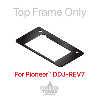 ProX Replacement for Pioneer DDJ-REV7 Top Face Plate for Control Tower DJ Podium Black Finish