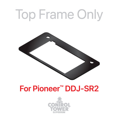 ProX Replacement for Pioneer DDJ-SR2 Top Face Plate for Control Tower DJ Podium Black Finish