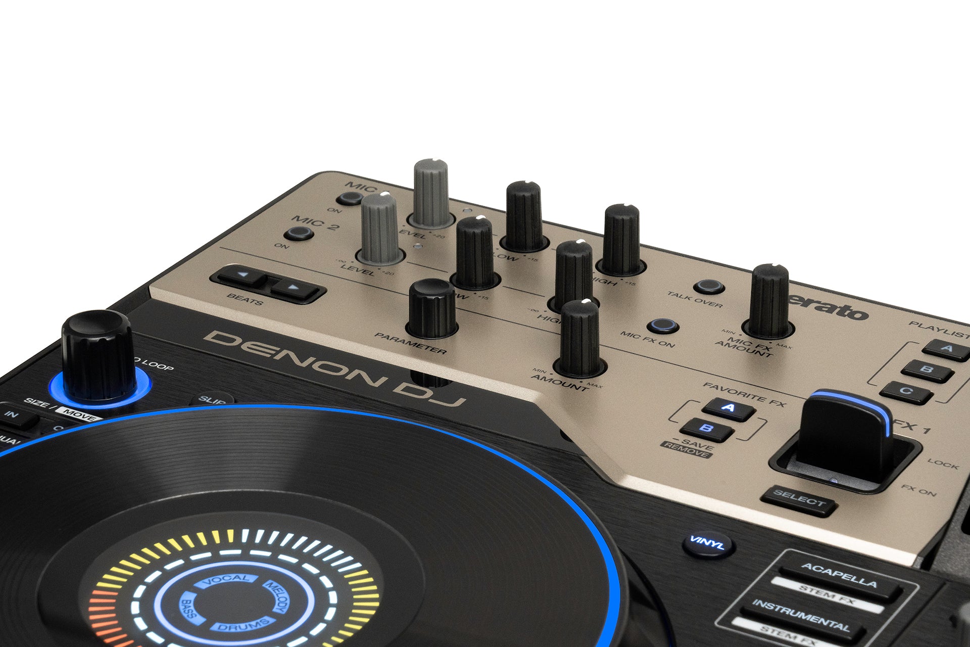 Denon DJ Prime 4 G2 - 4-Channel Standalone DJ System with Built-in FX, Lighting Outputs and Stems.