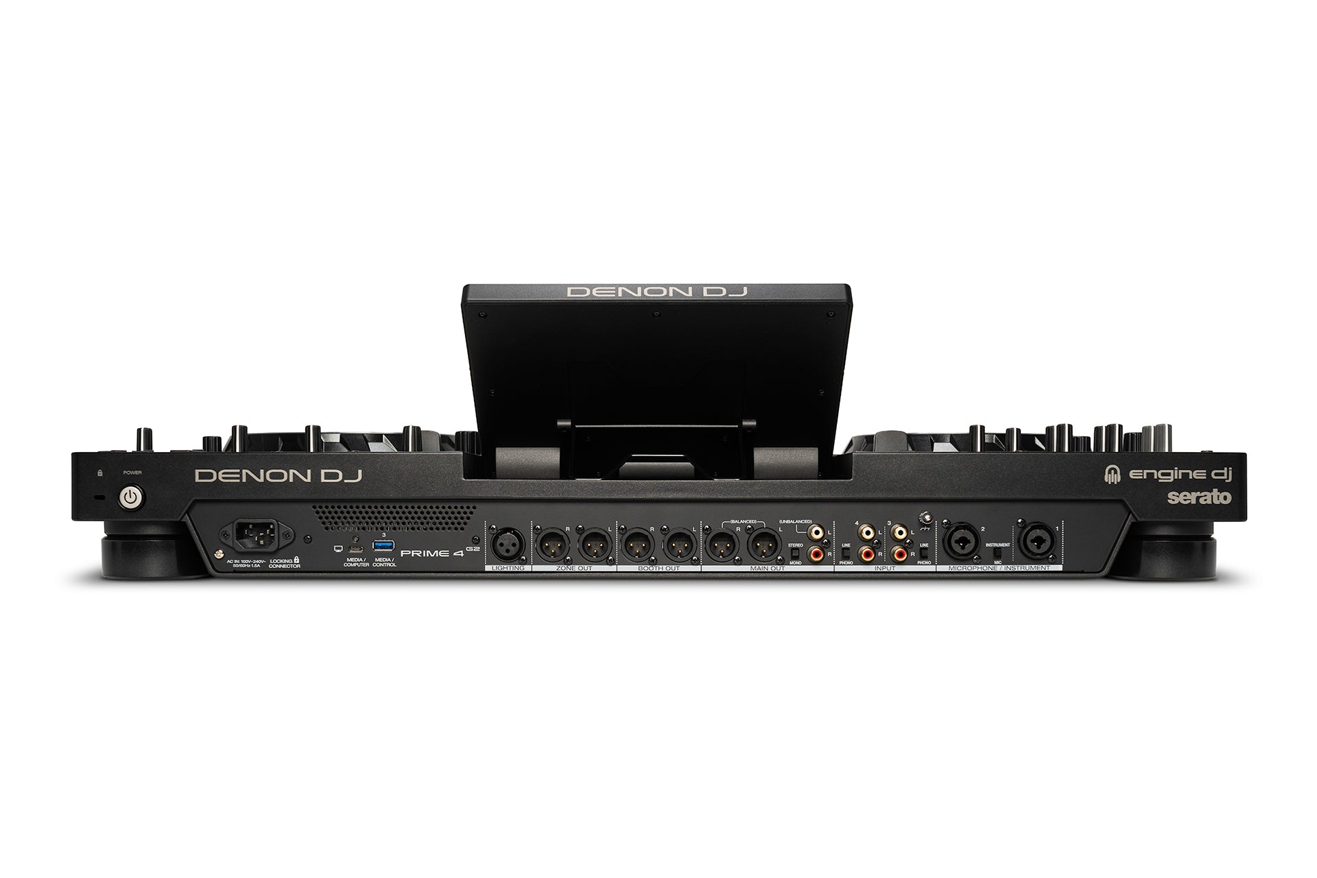 Denon DJ Prime 4 G2 - 4-Channel Standalone DJ System with Built-in FX, Lighting Outputs and Stems.