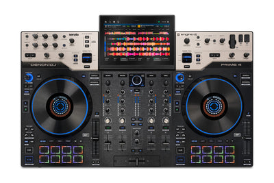 Denon DJ Prime 4 G2 - 4-Channel Standalone DJ System with Built-in FX, Lighting Outputs and Stems.