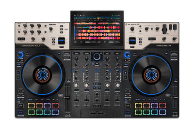 Denon DJ Prime 4 G2 - 4-Channel Standalone DJ System with Built-in FX, Lighting Outputs and Stems.