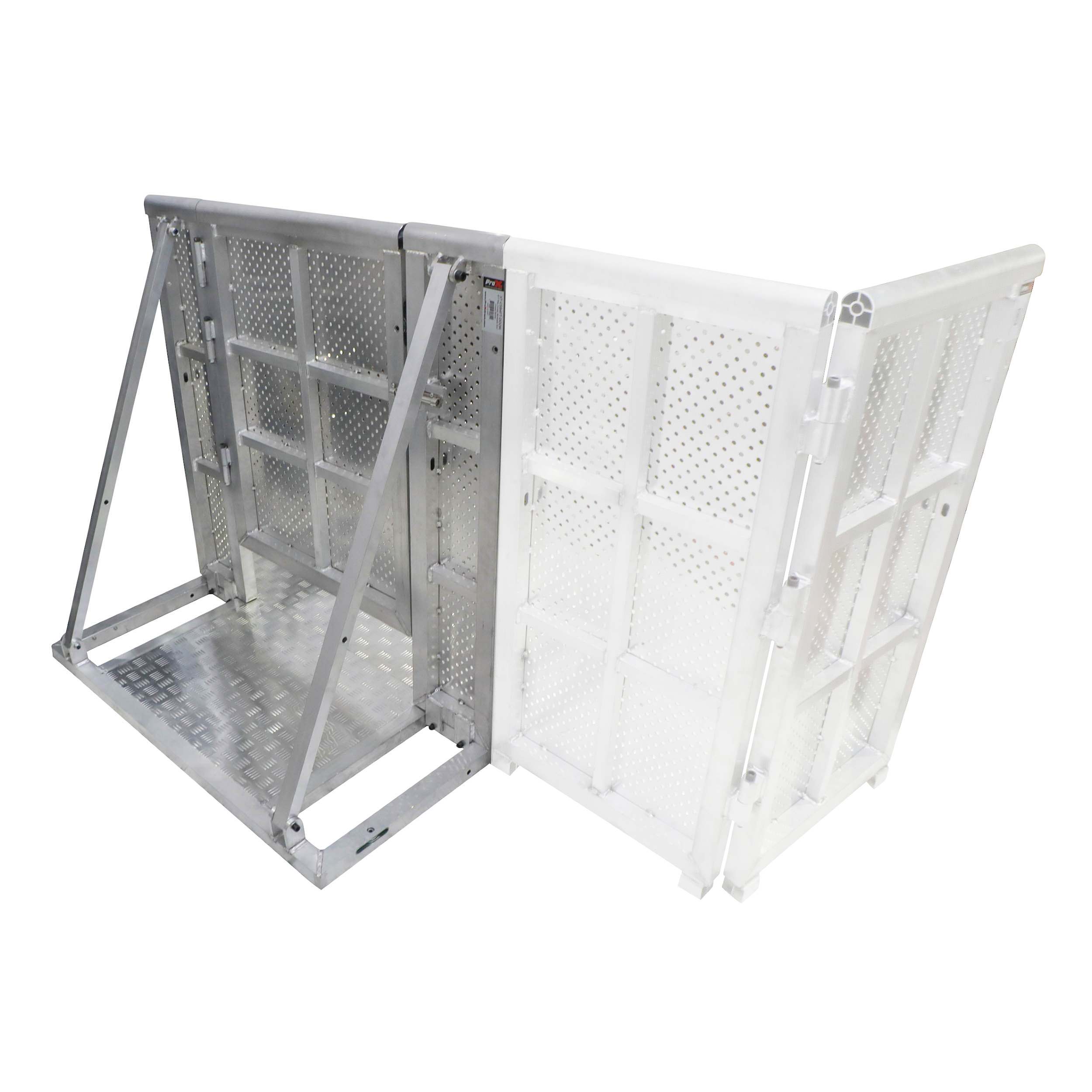 ProX 4FT Heavy-duty Aluminum Ventilated Crowd Barrier Door and Base