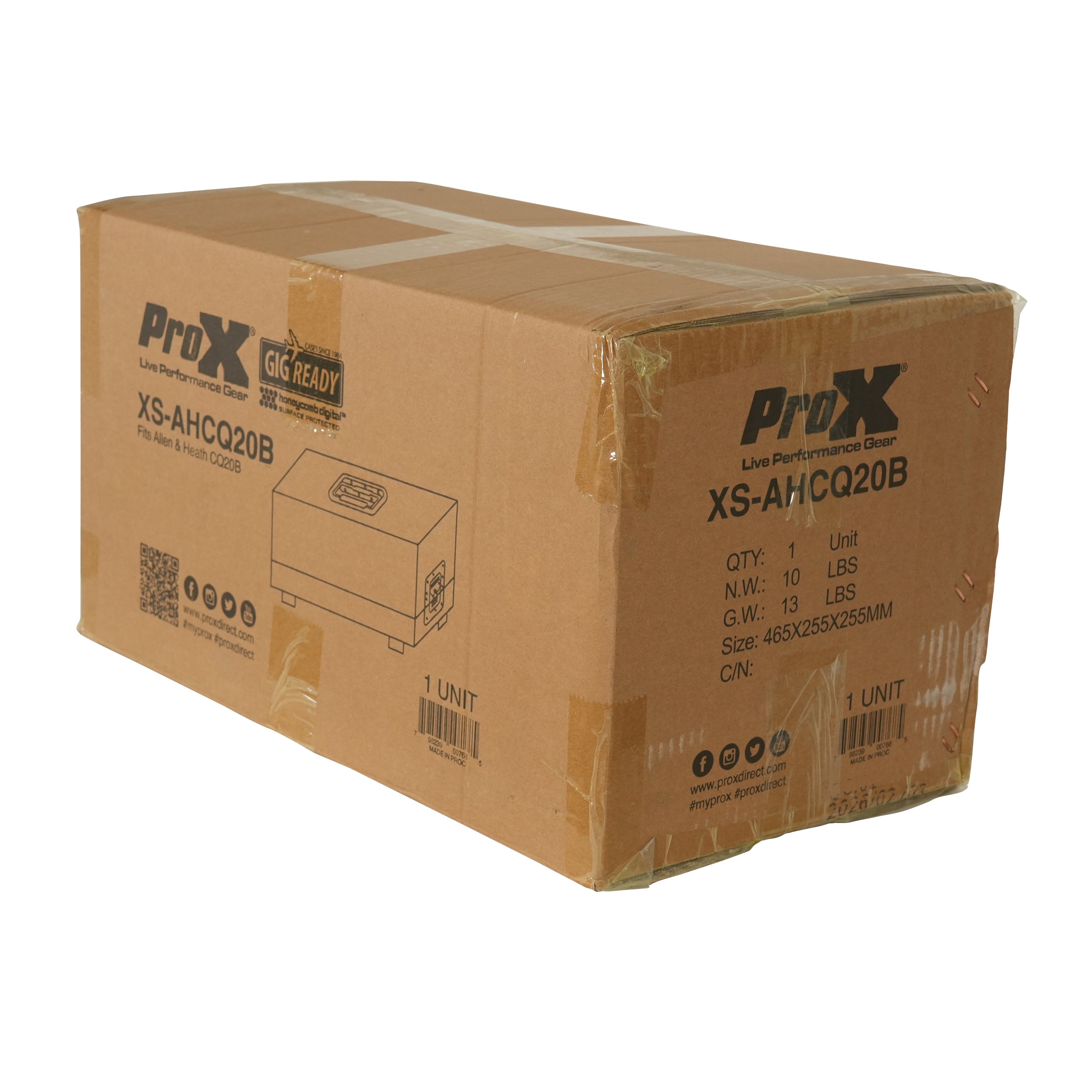 ProX ATA Digital Audio Mixer Flight Case for Allen & Heath CQ20B