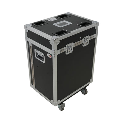 ProX Moving Head Lighting Road Case for 2x Wash Moving Heads with 3 Doors
