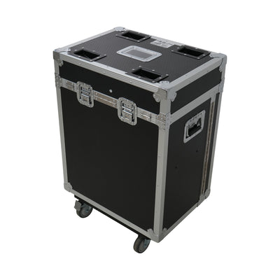 ProX Moving Head Lighting Road Case for 2x Wash Moving Heads with 3 Doors