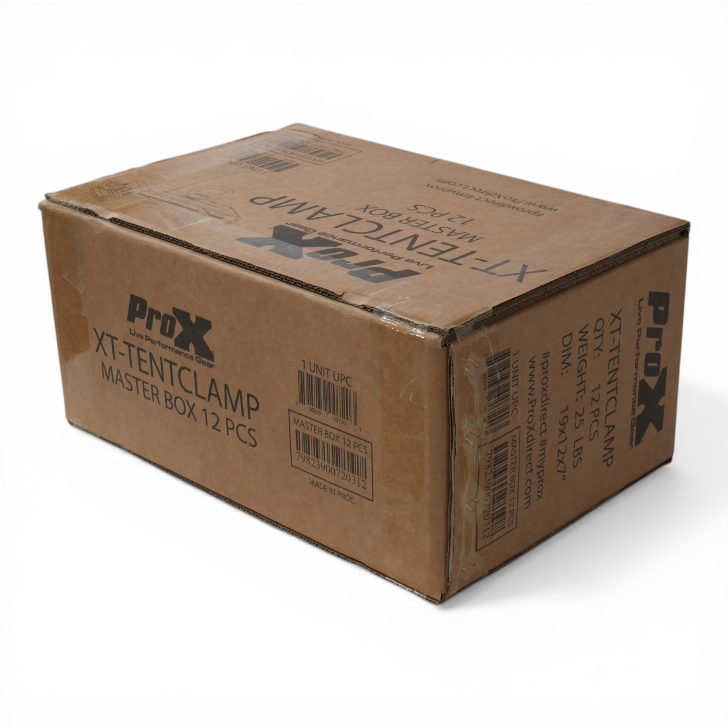 ProX Black Tent Clamp for Truss Pipe and Canopy Pole Mounting